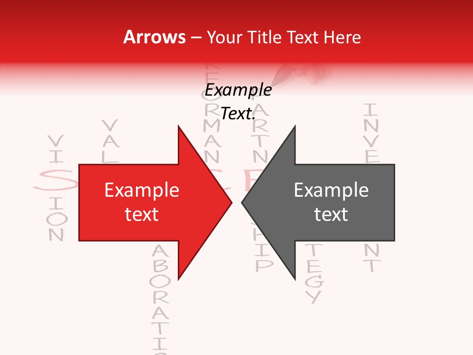 Value Word Text PowerPoint Template