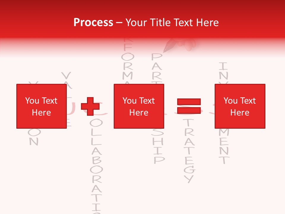 Value Word Text PowerPoint Template