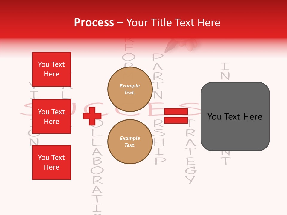 Value Word Text PowerPoint Template