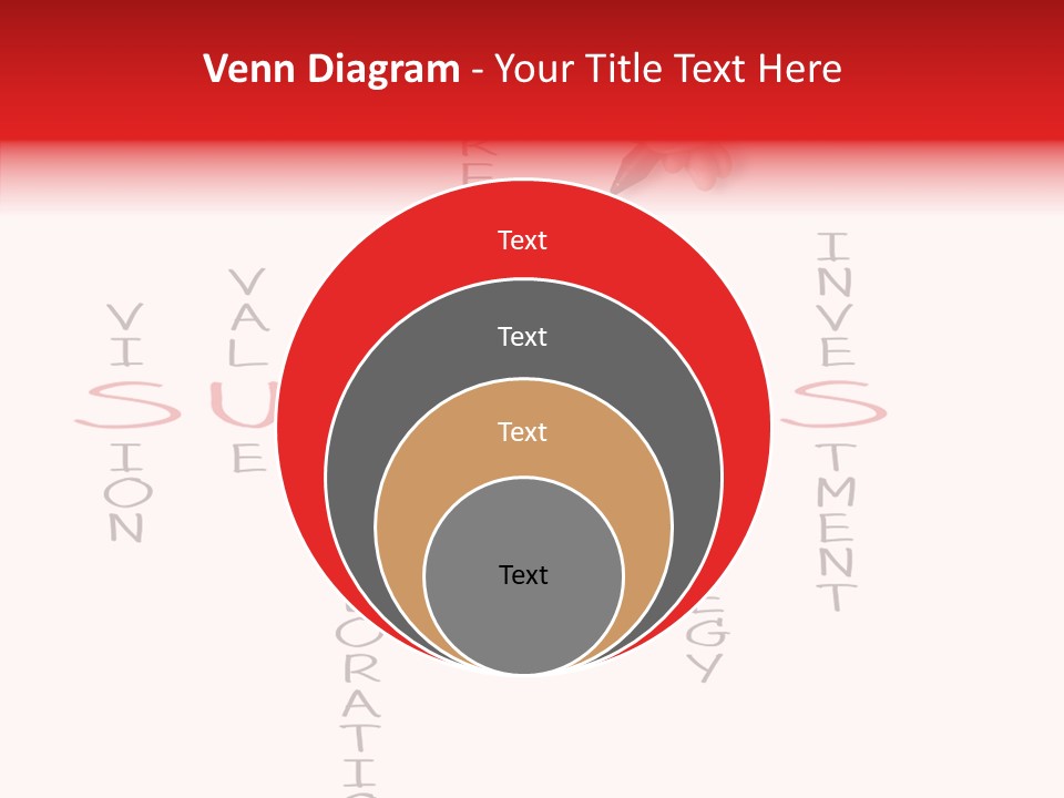 Value Word Text PowerPoint Template