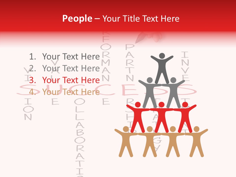Value Word Text PowerPoint Template