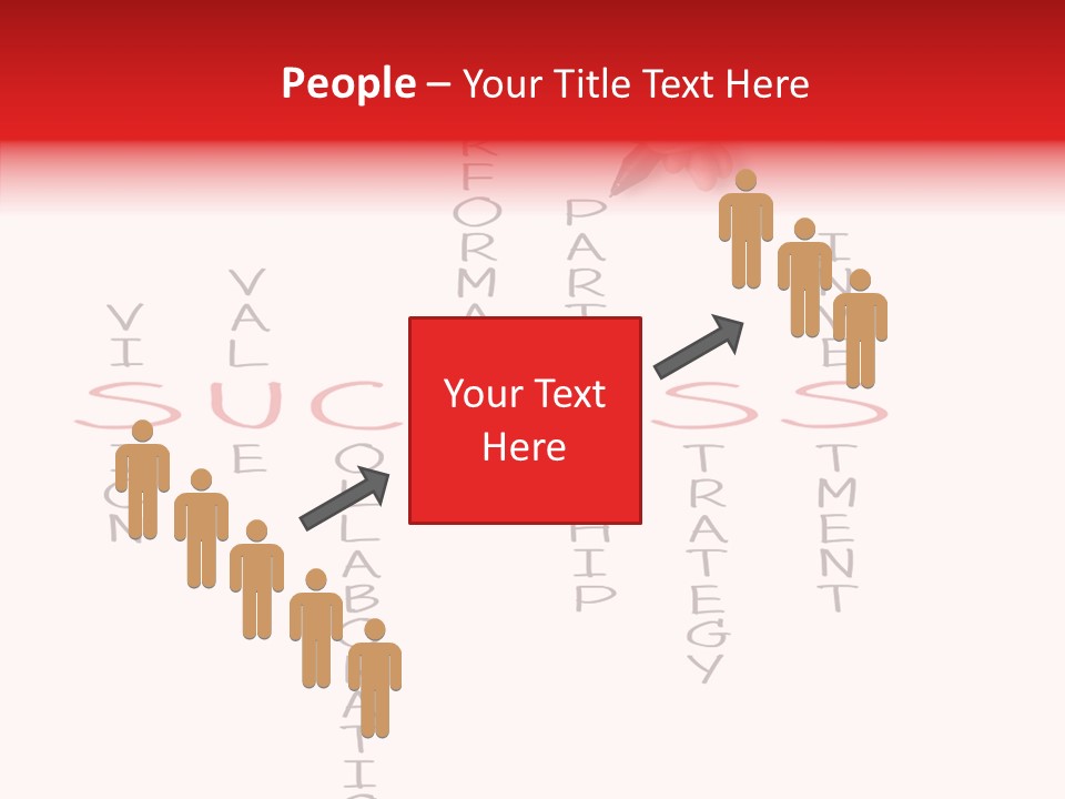 Value Word Text PowerPoint Template
