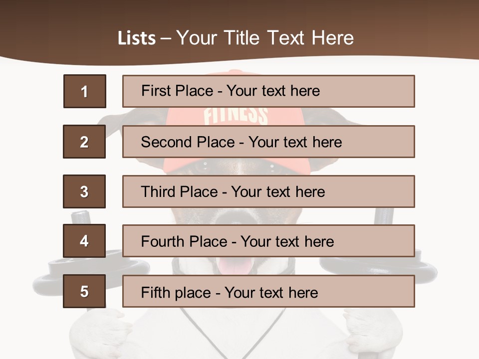 Animal Terrier Exercise PowerPoint Template