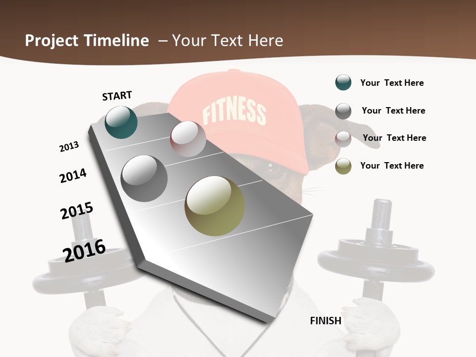 Animal Terrier Exercise PowerPoint Template