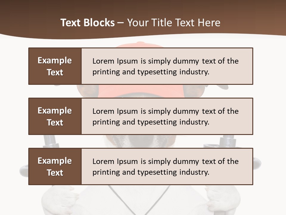 Animal Terrier Exercise PowerPoint Template