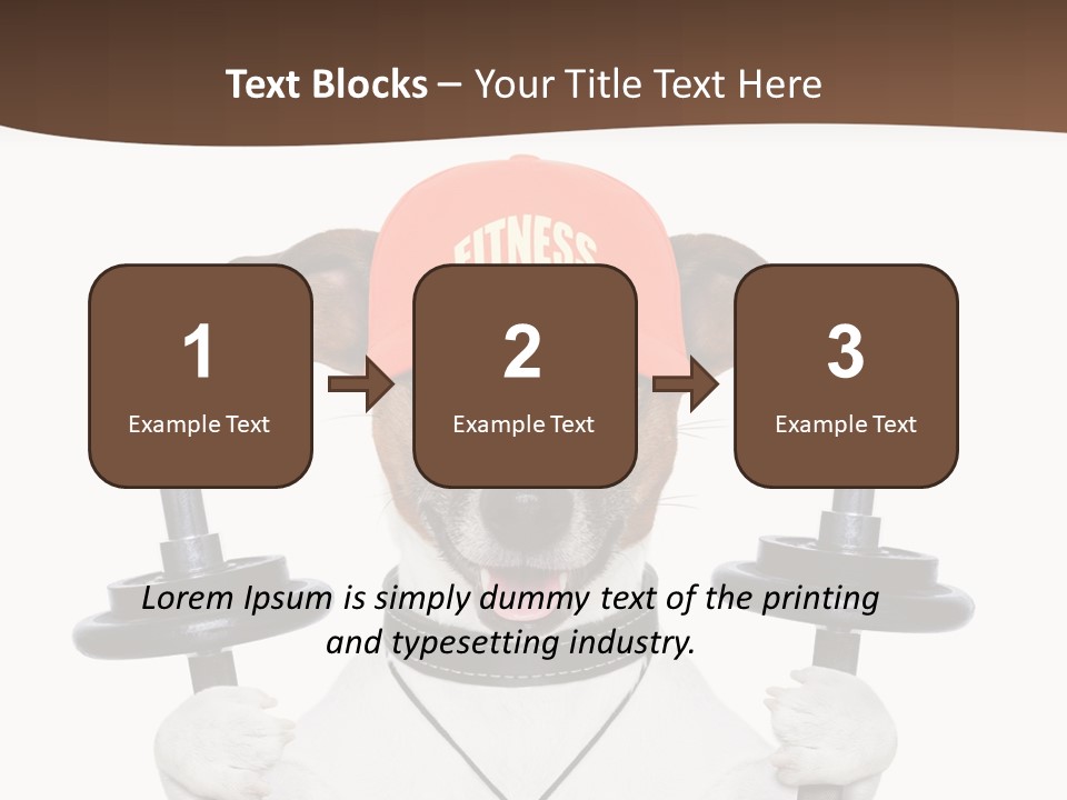 Animal Terrier Exercise PowerPoint Template