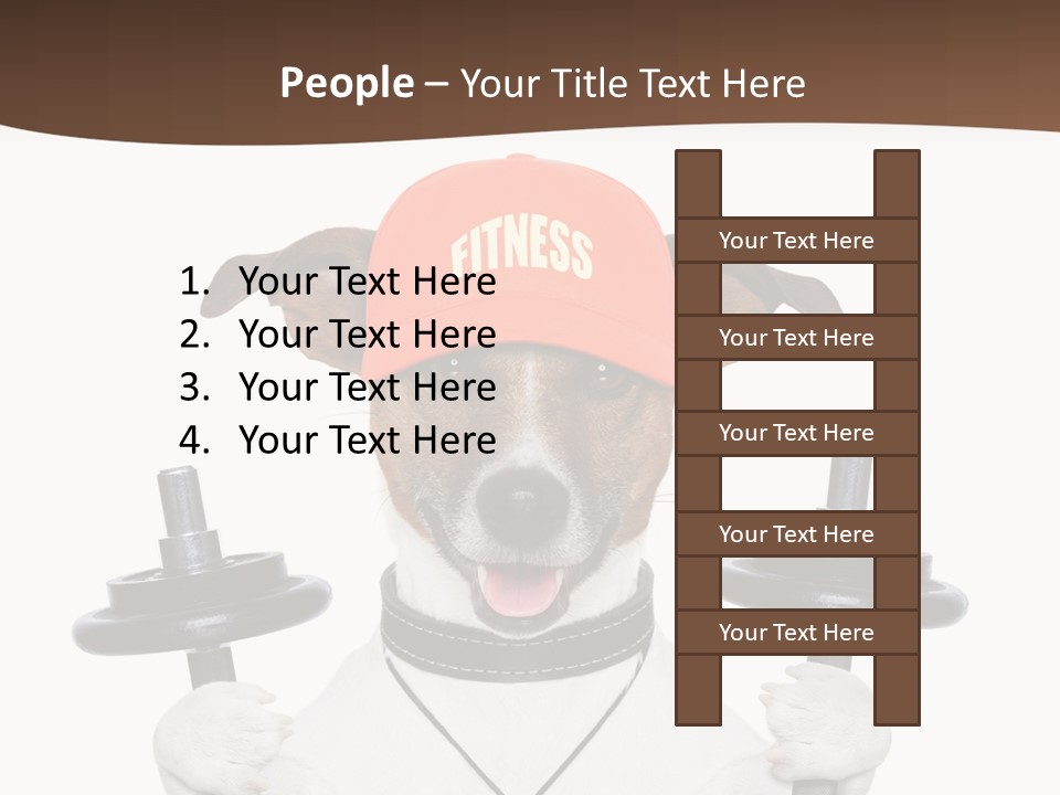 Animal Terrier Exercise PowerPoint Template