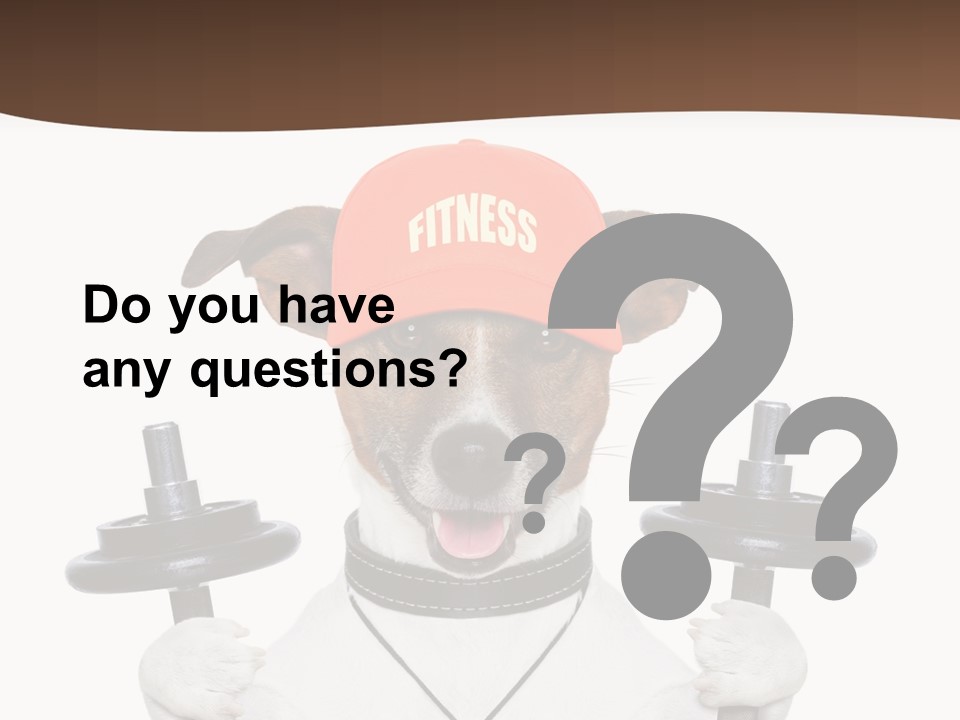 Animal Terrier Exercise PowerPoint Template