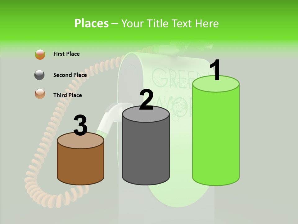 Diesel Environmental Recycling PowerPoint Template