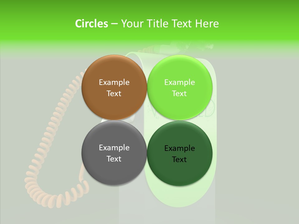 Diesel Environmental Recycling PowerPoint Template