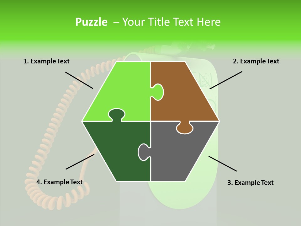 Diesel Environmental Recycling PowerPoint Template