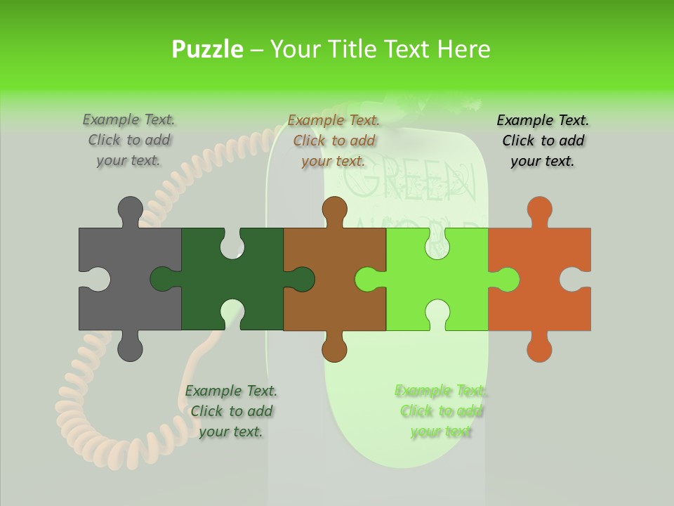 Diesel Environmental Recycling PowerPoint Template