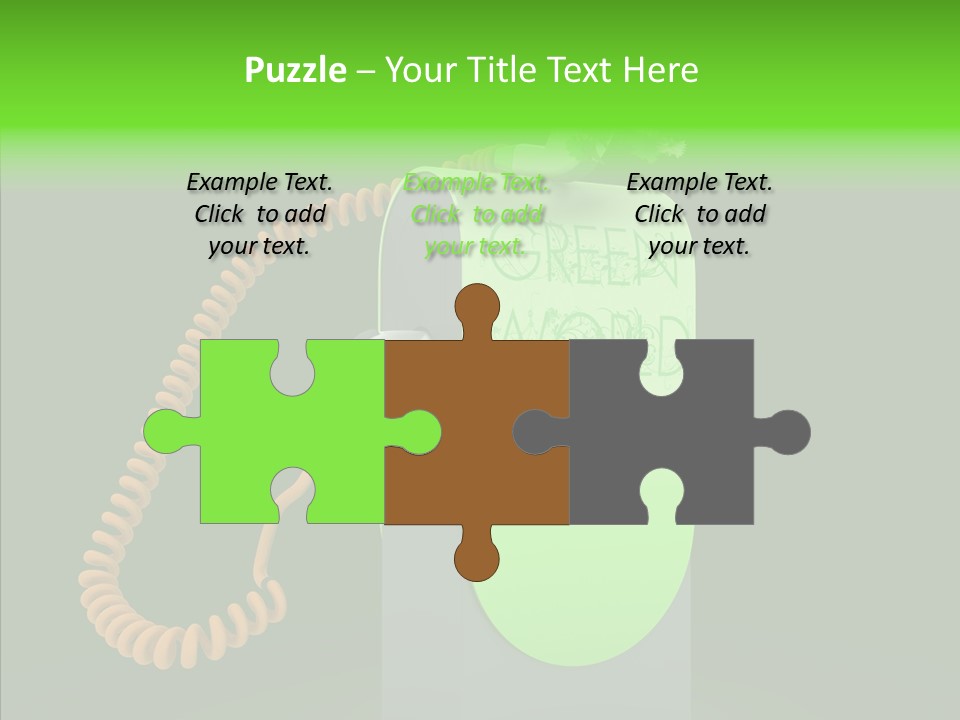 Diesel Environmental Recycling PowerPoint Template