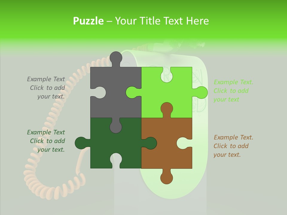 Diesel Environmental Recycling PowerPoint Template