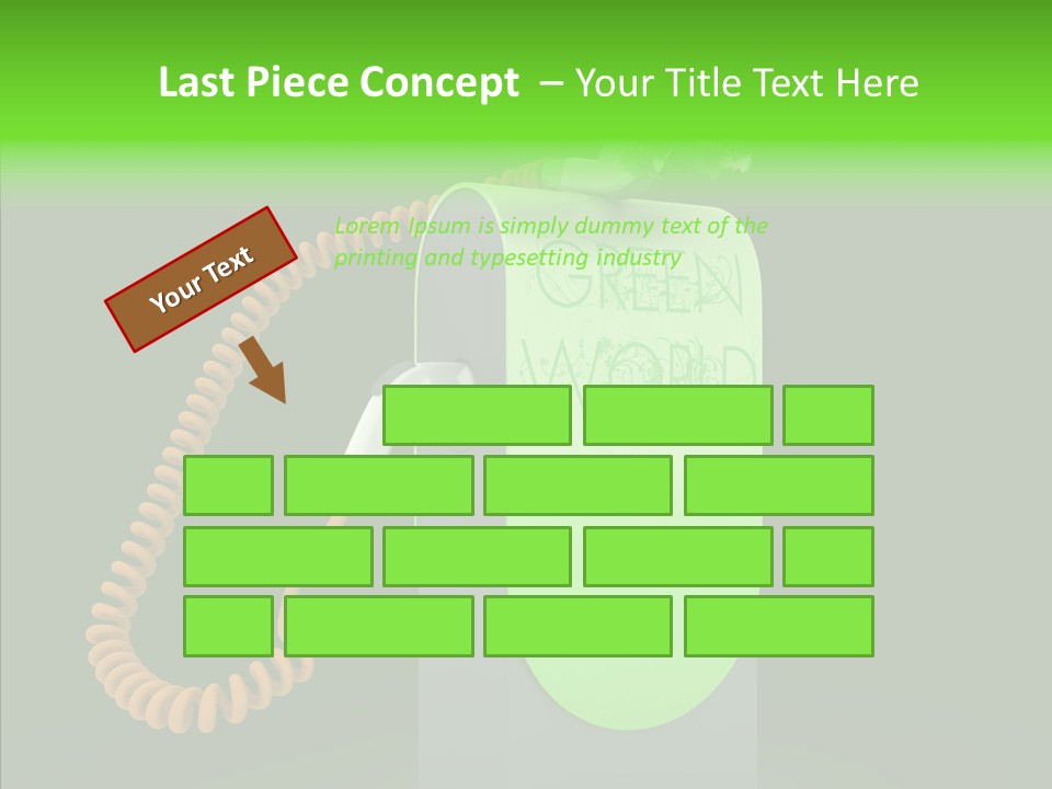 Diesel Environmental Recycling PowerPoint Template