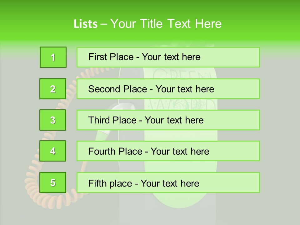 Diesel Environmental Recycling PowerPoint Template