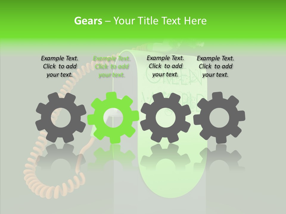 Diesel Environmental Recycling PowerPoint Template