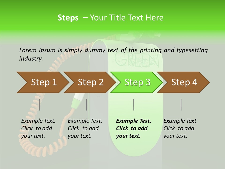 Diesel Environmental Recycling PowerPoint Template