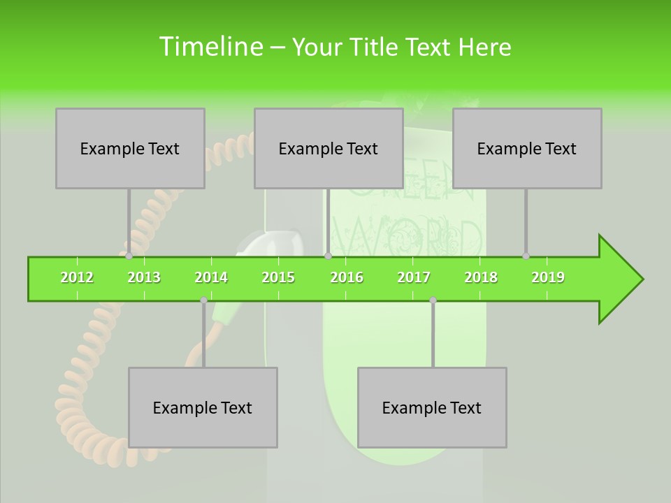 Diesel Environmental Recycling PowerPoint Template