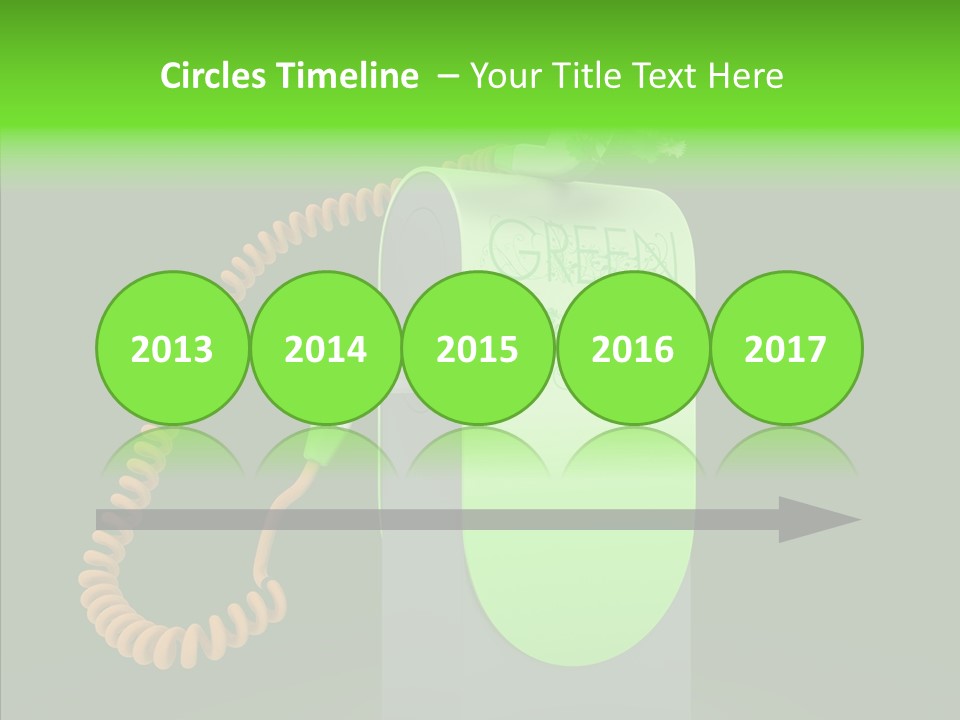 Diesel Environmental Recycling PowerPoint Template