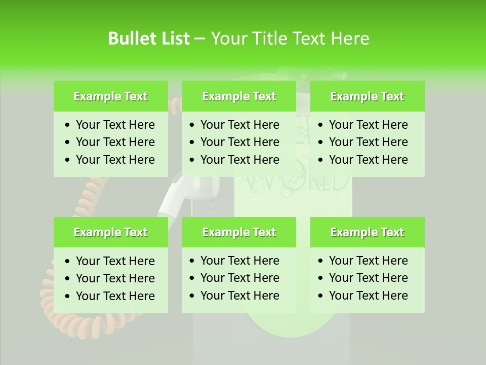 Diesel Environmental Recycling PowerPoint Template