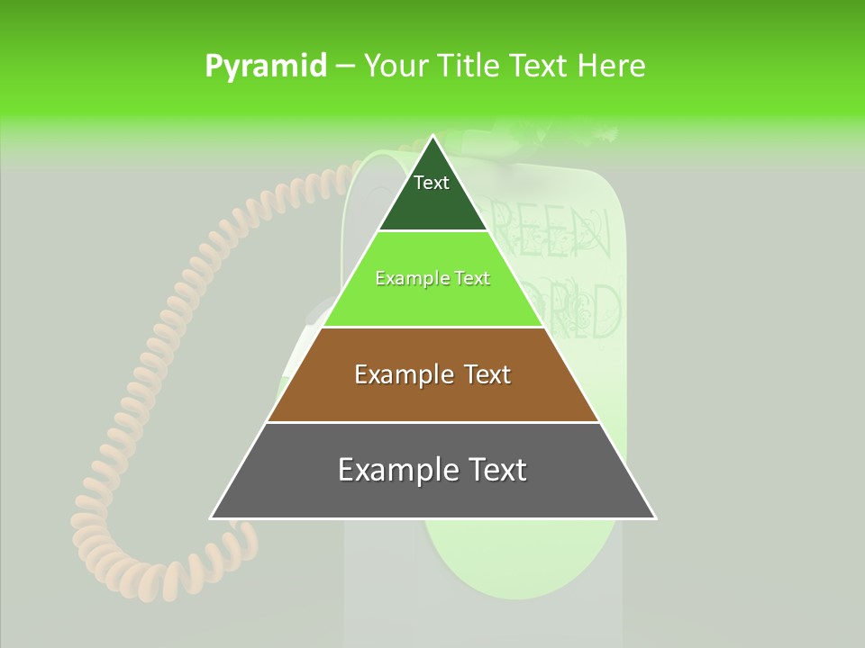 Diesel Environmental Recycling PowerPoint Template