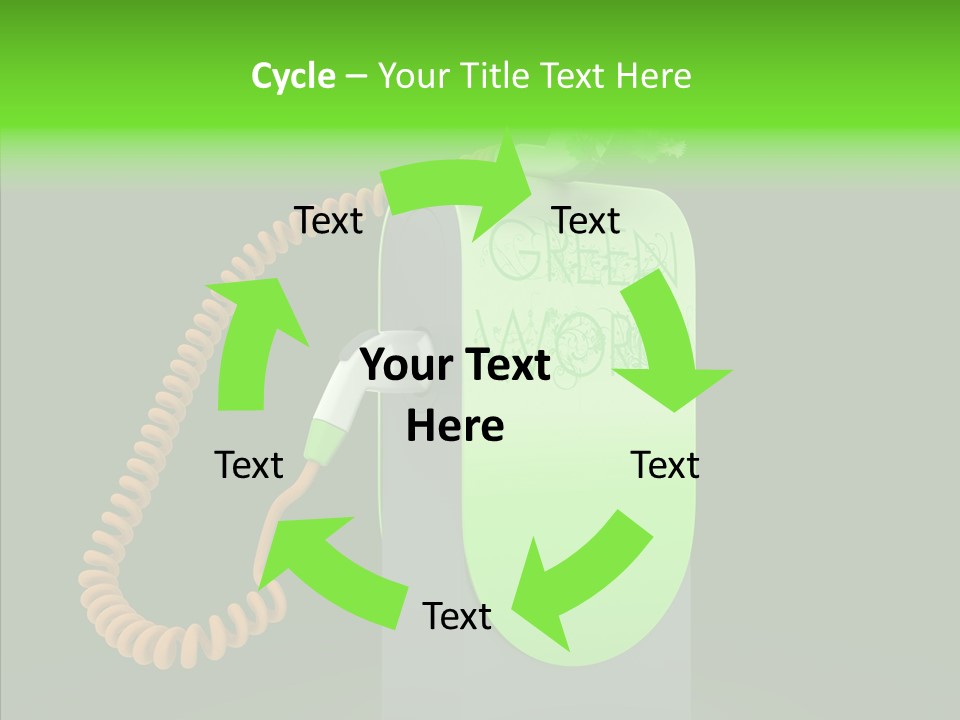 Diesel Environmental Recycling PowerPoint Template