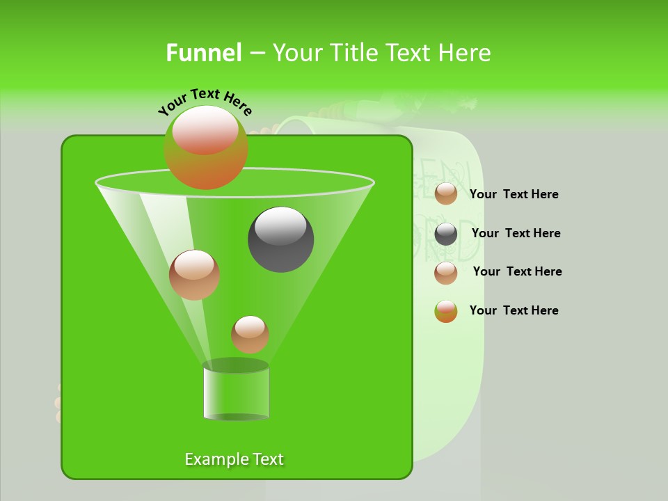 Diesel Environmental Recycling PowerPoint Template