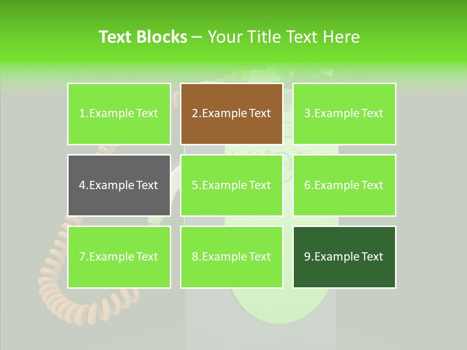 Diesel Environmental Recycling PowerPoint Template