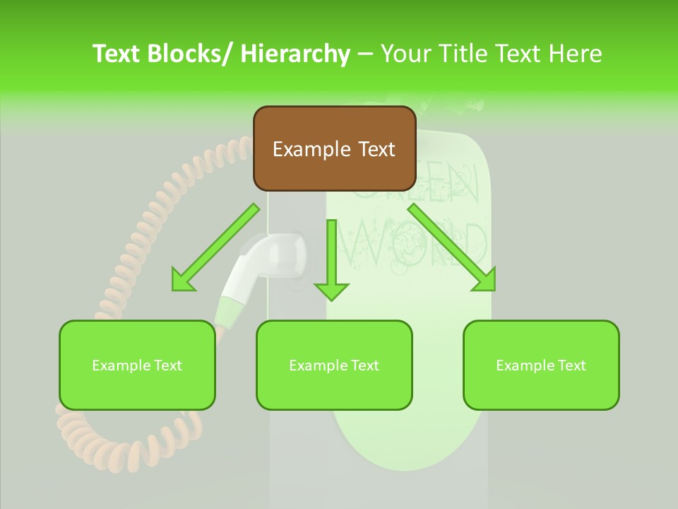 Diesel Environmental Recycling PowerPoint Template