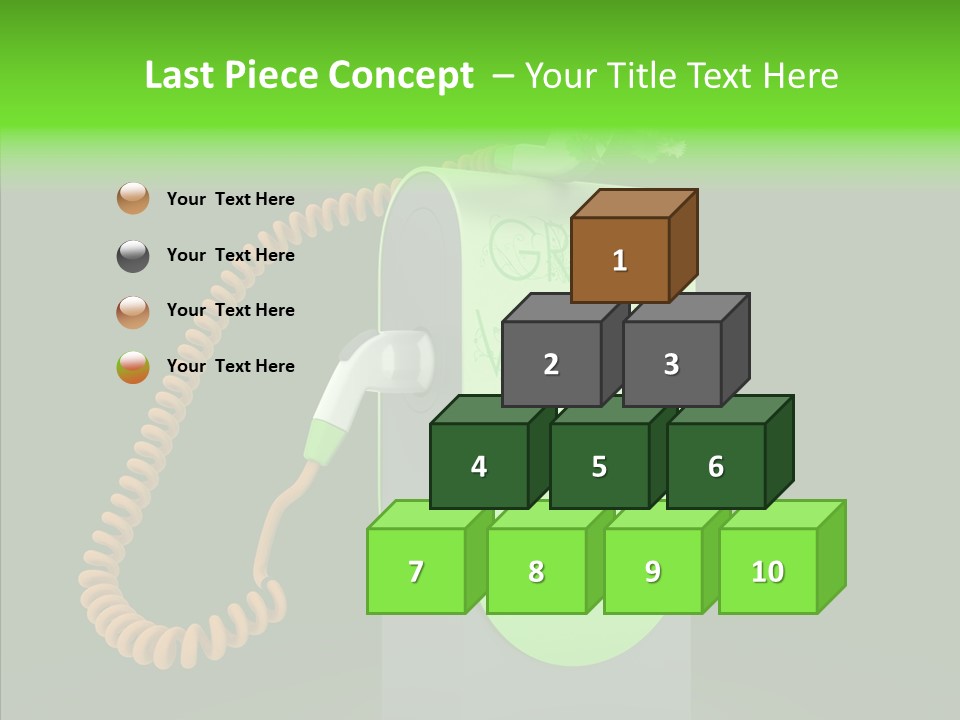Diesel Environmental Recycling PowerPoint Template