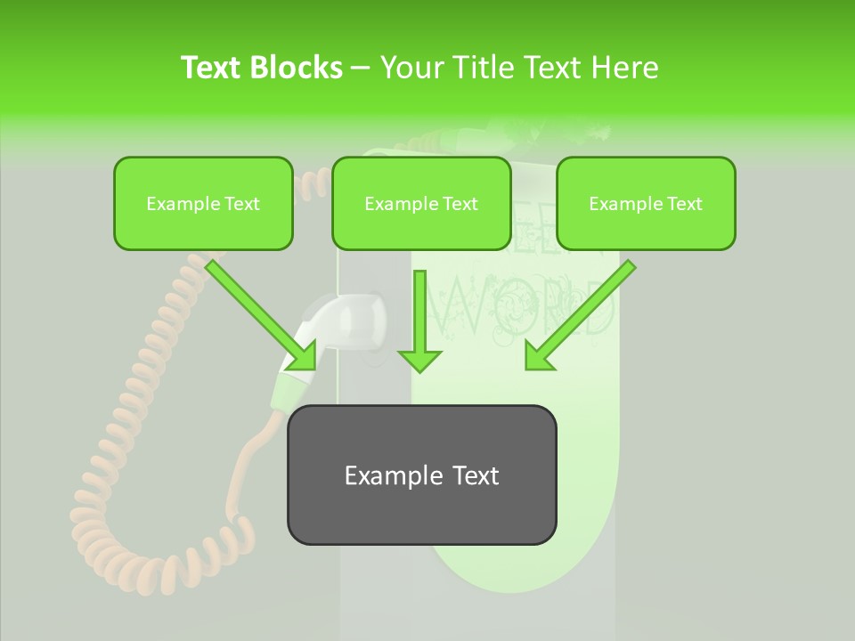Diesel Environmental Recycling PowerPoint Template