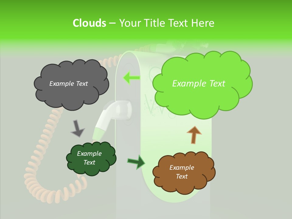 Diesel Environmental Recycling PowerPoint Template