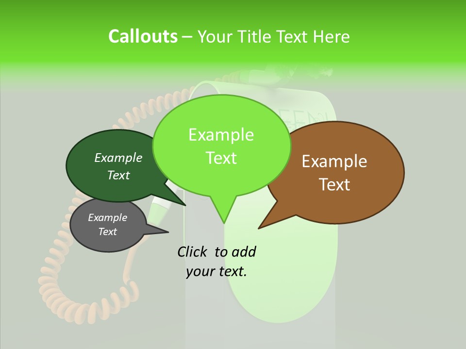 Diesel Environmental Recycling PowerPoint Template