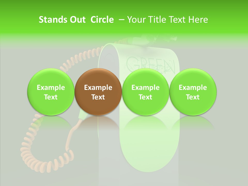 Diesel Environmental Recycling PowerPoint Template