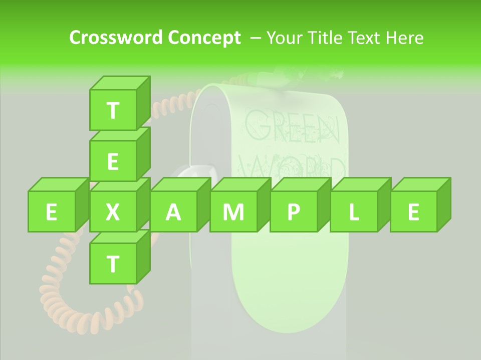 Diesel Environmental Recycling PowerPoint Template