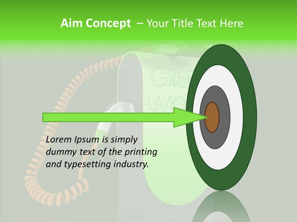 Diesel Environmental Recycling PowerPoint Template