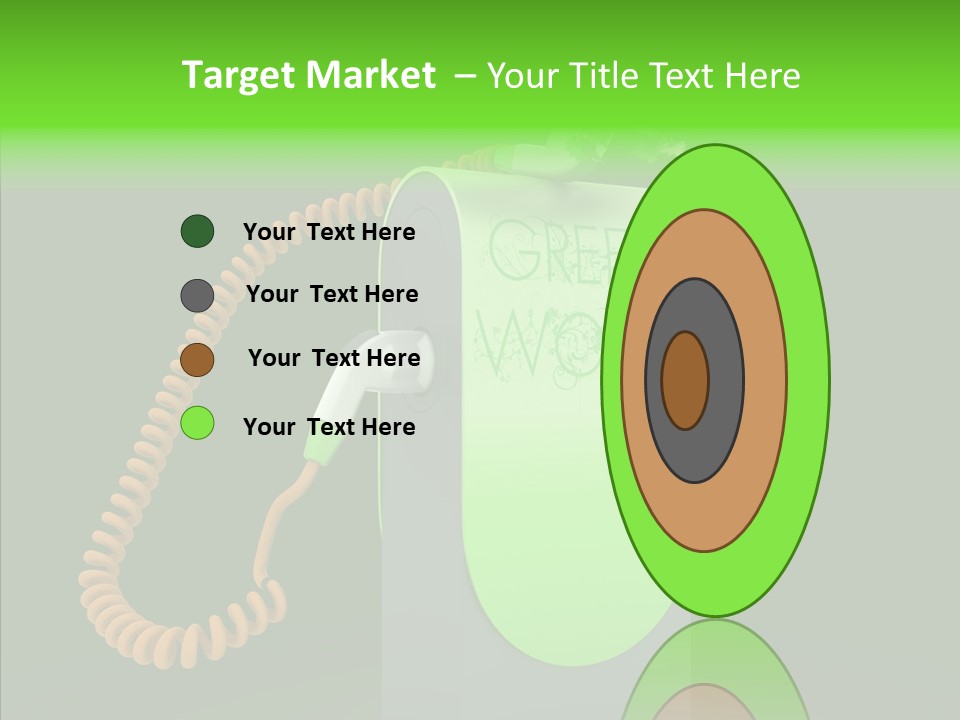 Diesel Environmental Recycling PowerPoint Template