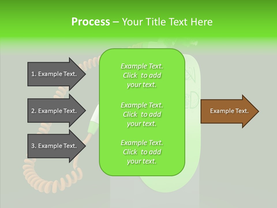 Diesel Environmental Recycling PowerPoint Template