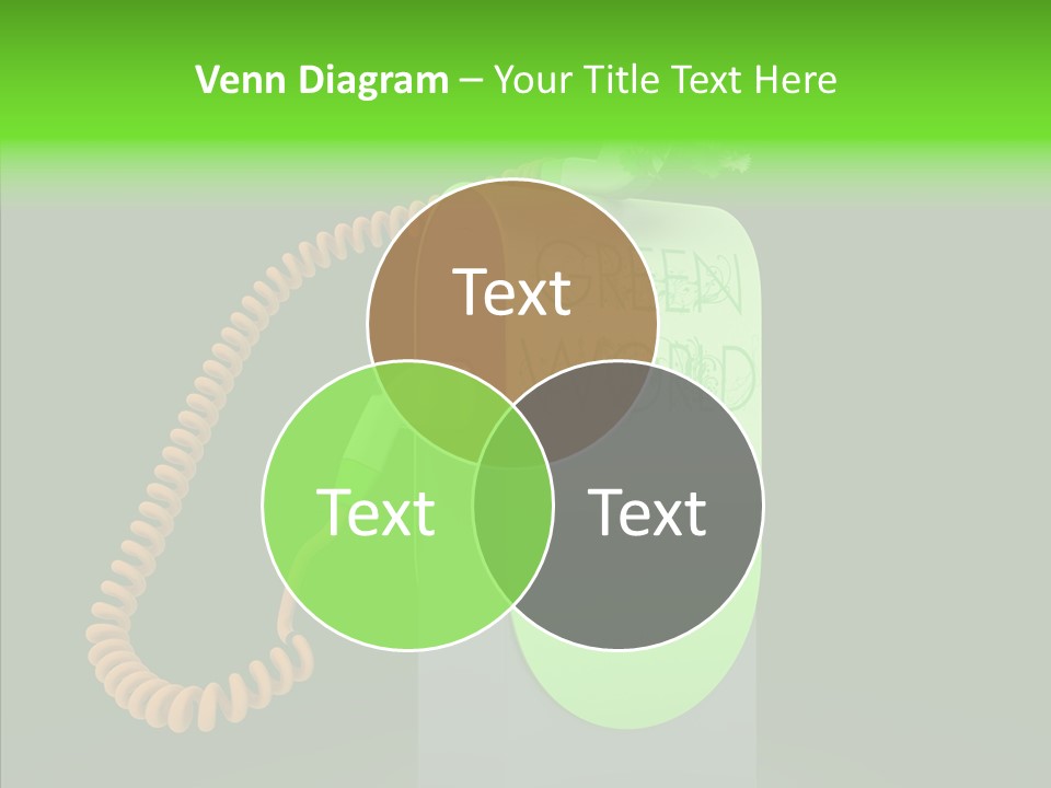 Diesel Environmental Recycling PowerPoint Template
