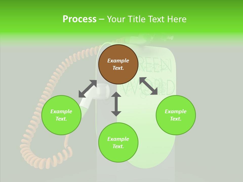 Diesel Environmental Recycling PowerPoint Template