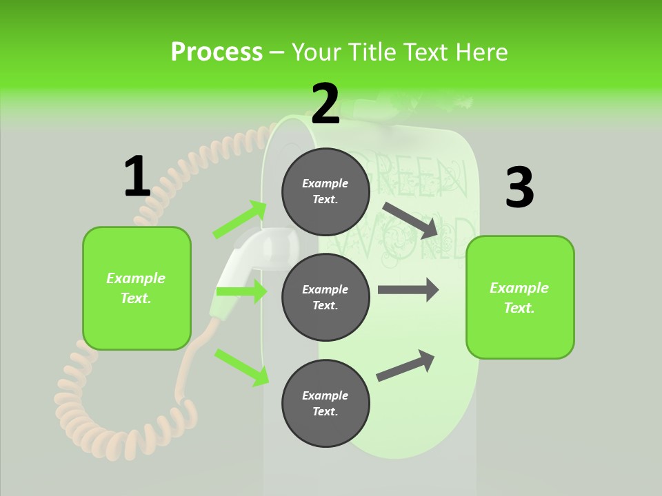 Diesel Environmental Recycling PowerPoint Template