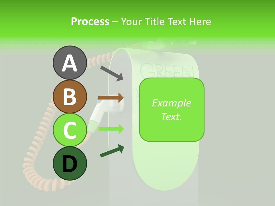 Diesel Environmental Recycling PowerPoint Template