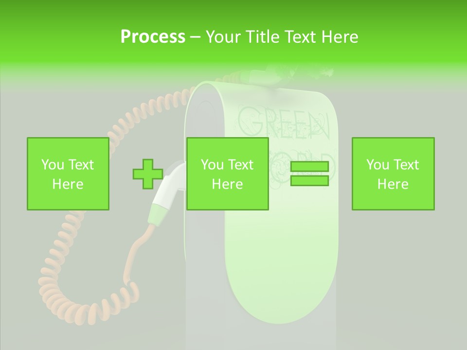 Diesel Environmental Recycling PowerPoint Template