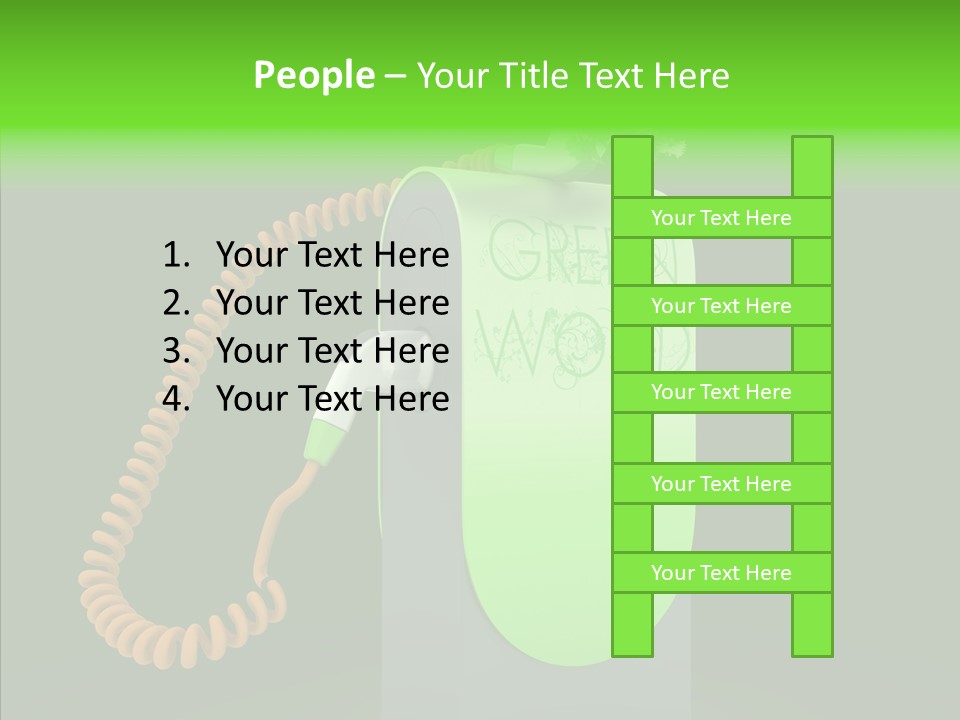 Diesel Environmental Recycling PowerPoint Template