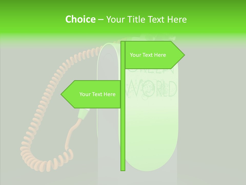 Diesel Environmental Recycling PowerPoint Template