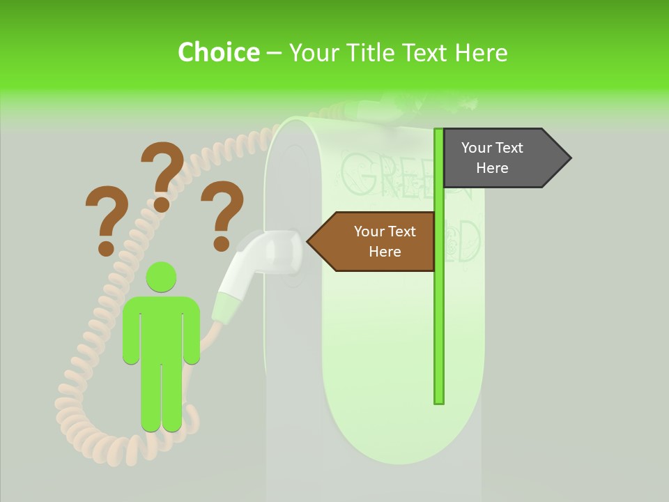 Diesel Environmental Recycling PowerPoint Template