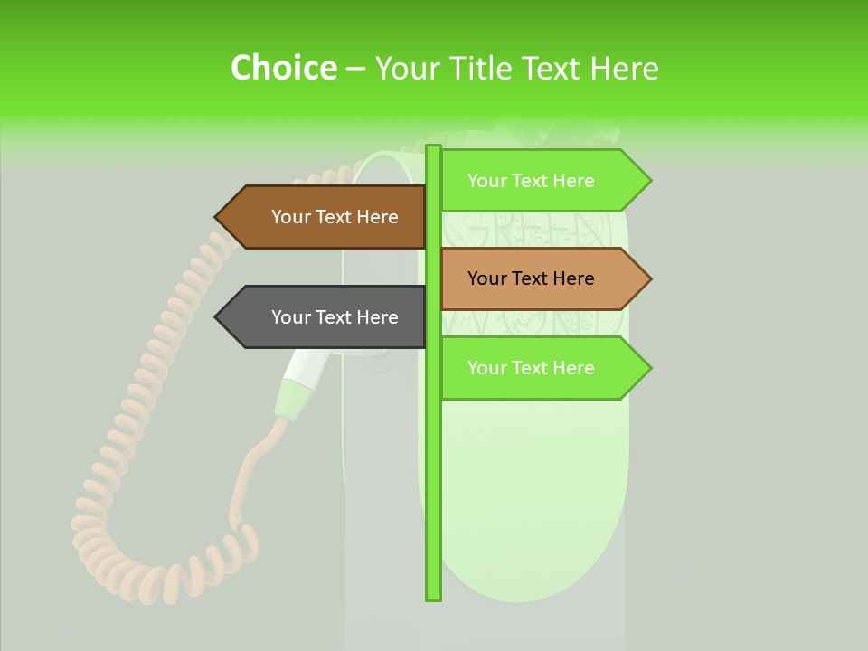 Diesel Environmental Recycling PowerPoint Template