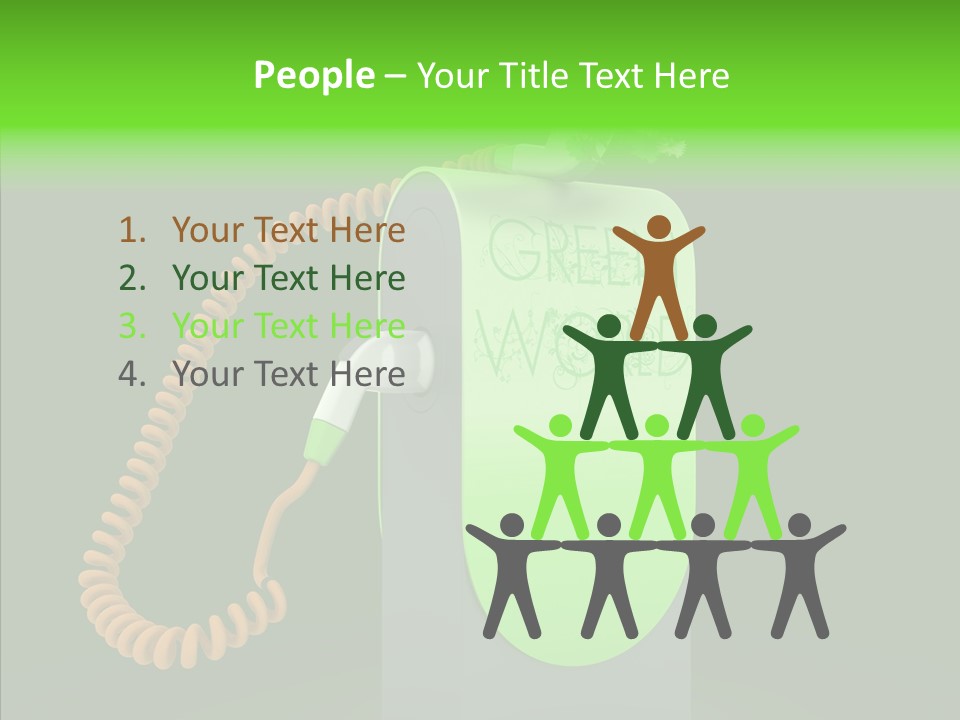 Diesel Environmental Recycling PowerPoint Template