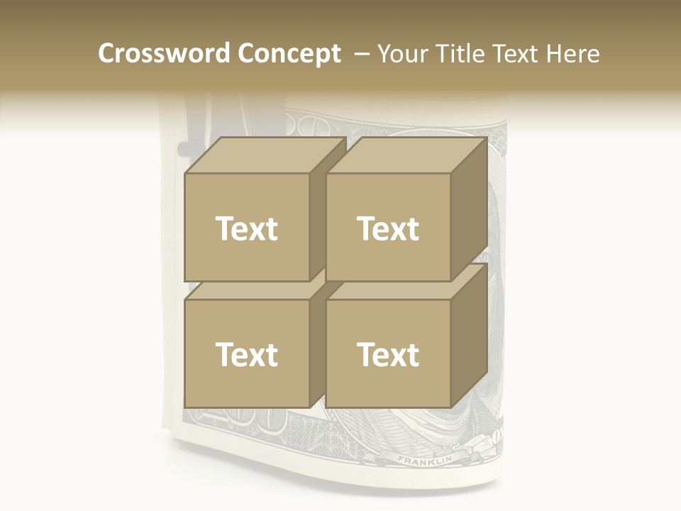 Stock Dollar Background PowerPoint Template